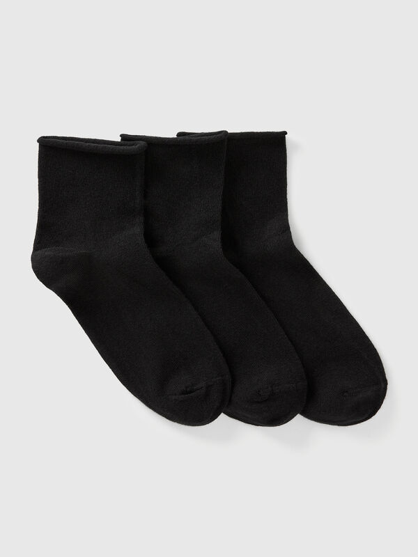 Tres pares de calcetines largos Mujer