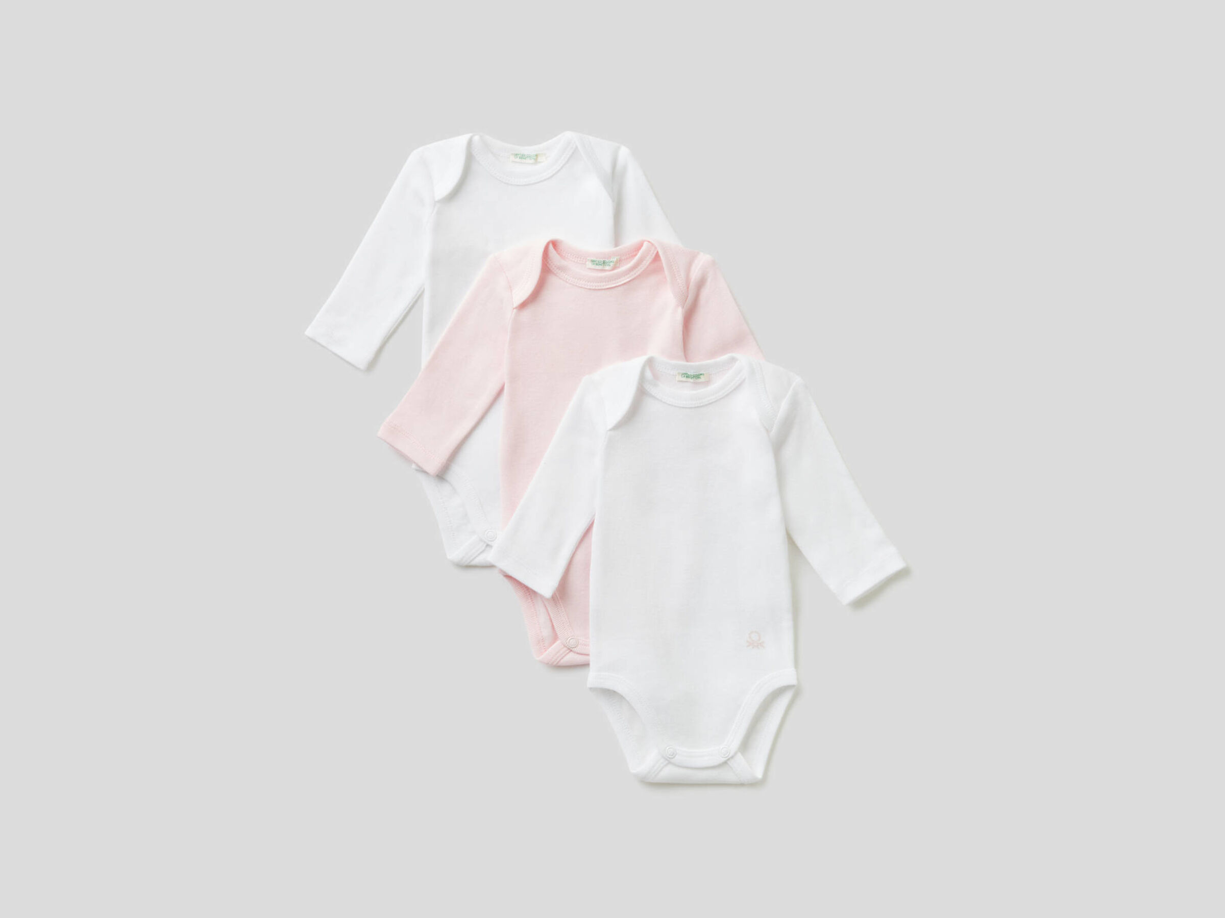 Three organic cotton onesies image number null