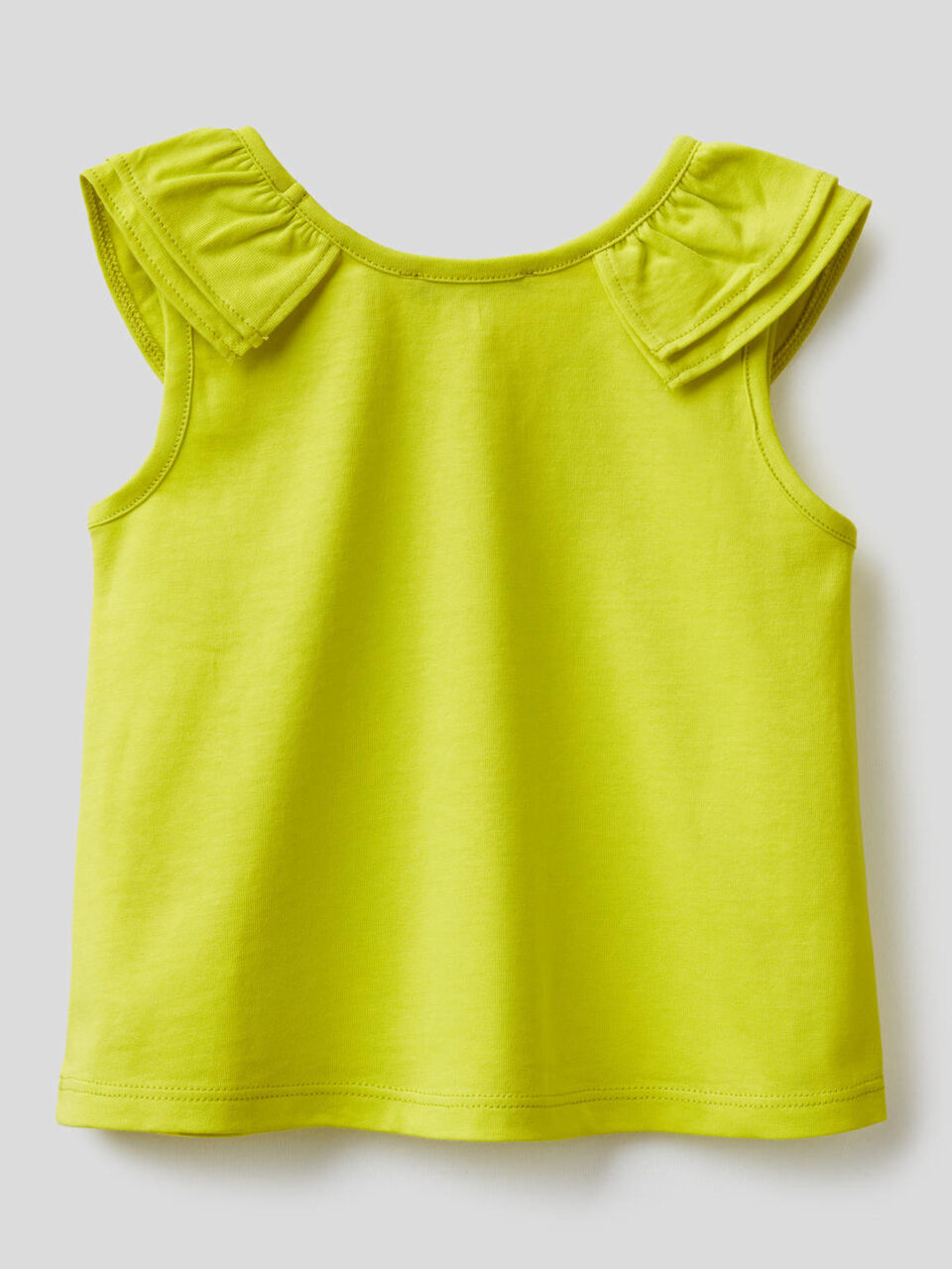 Top in organic cotton with rouches image number null