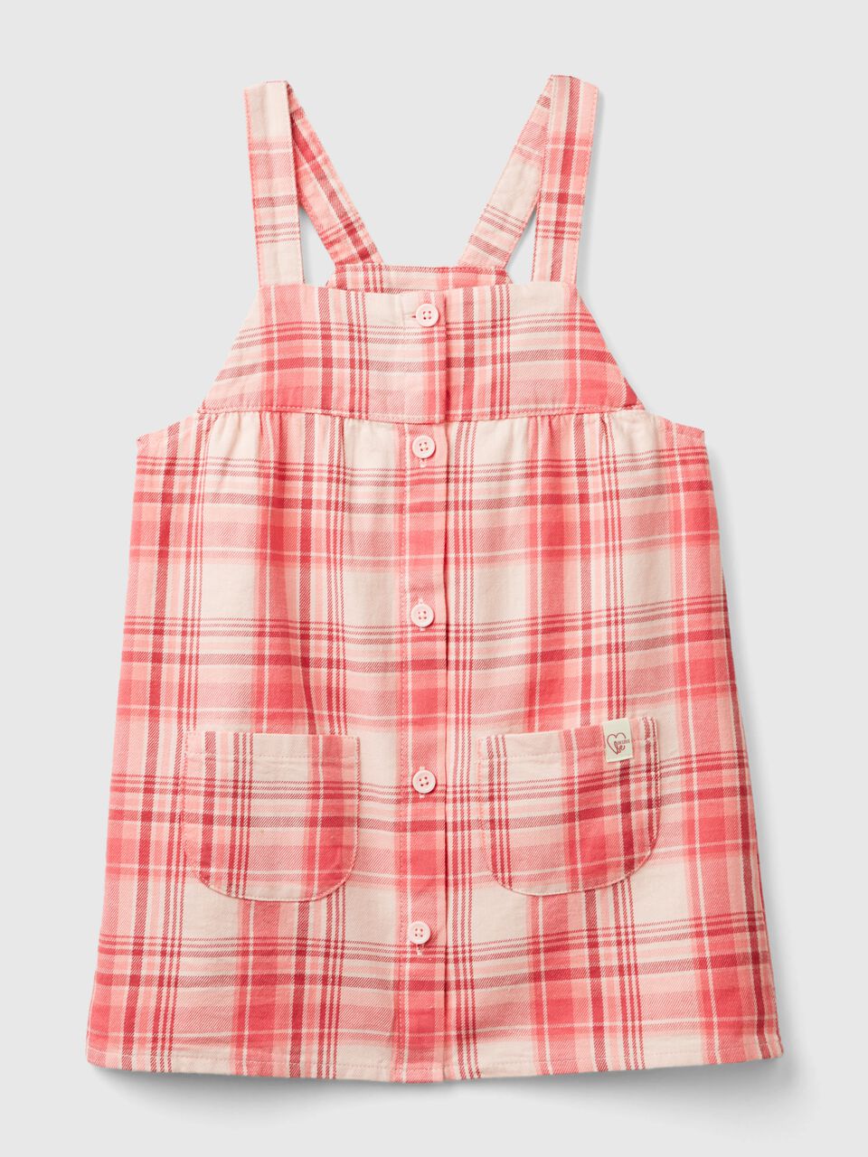 Tartan Dungaree Dress