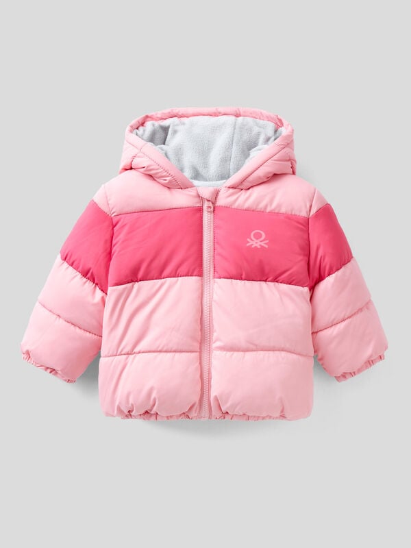 Color block puffer jacket New Born (0-18 months)