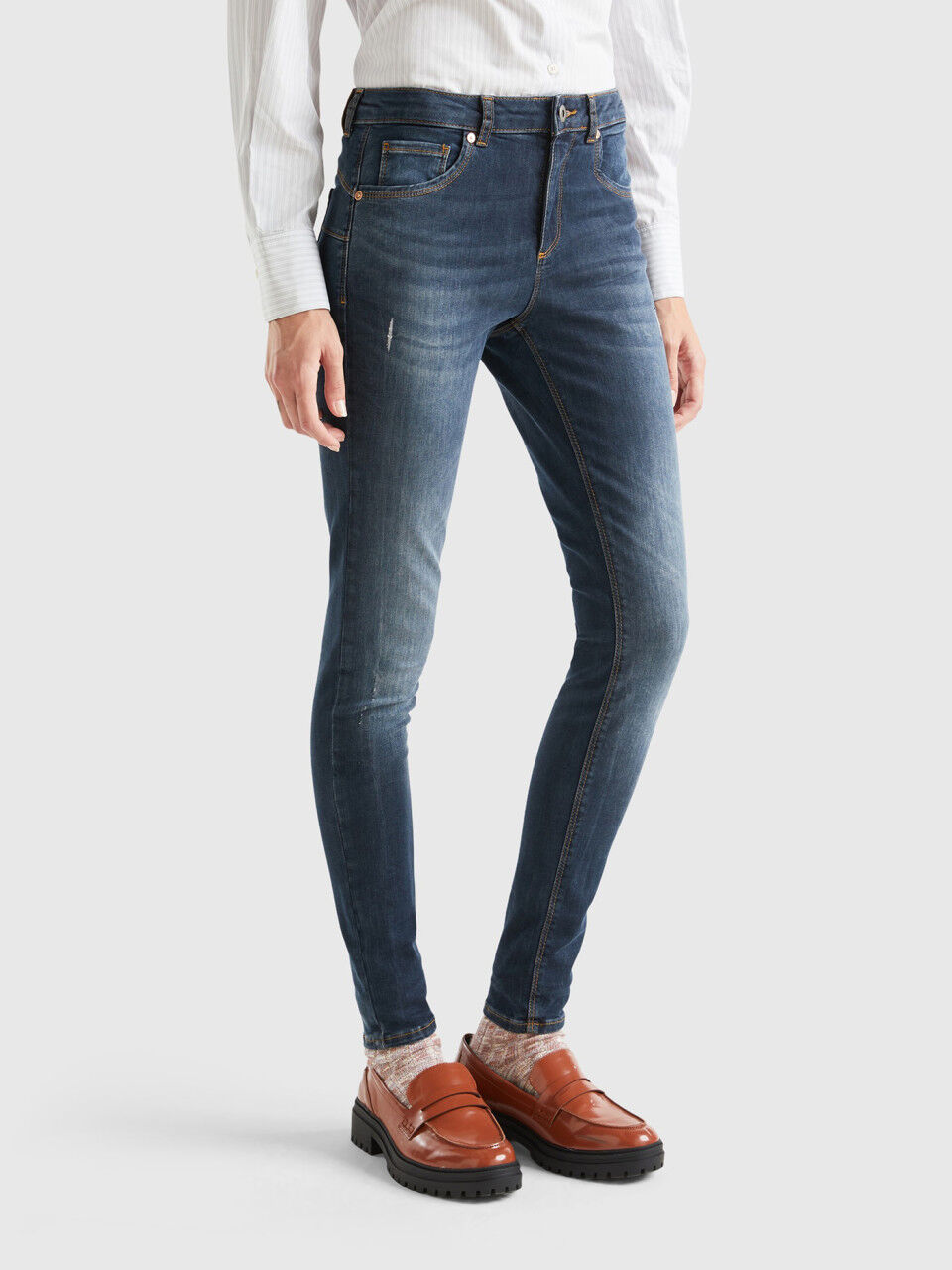 Women s Skinny Fit Jeans New Collection 2024 Benetton