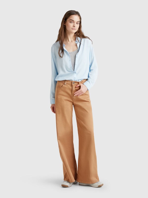 Pantalón ancho Mujer