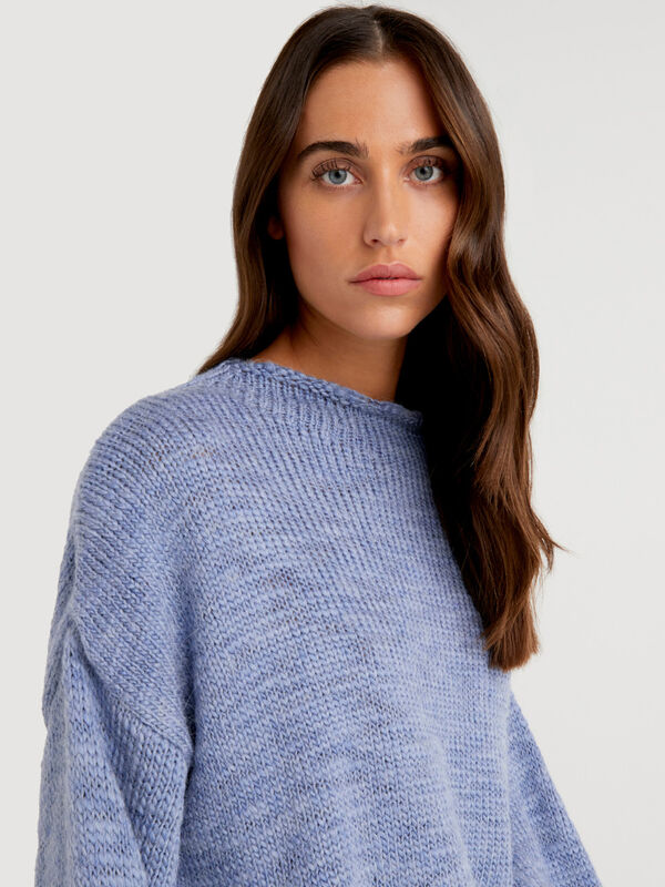 Sweater in wool and alpaca blend Women