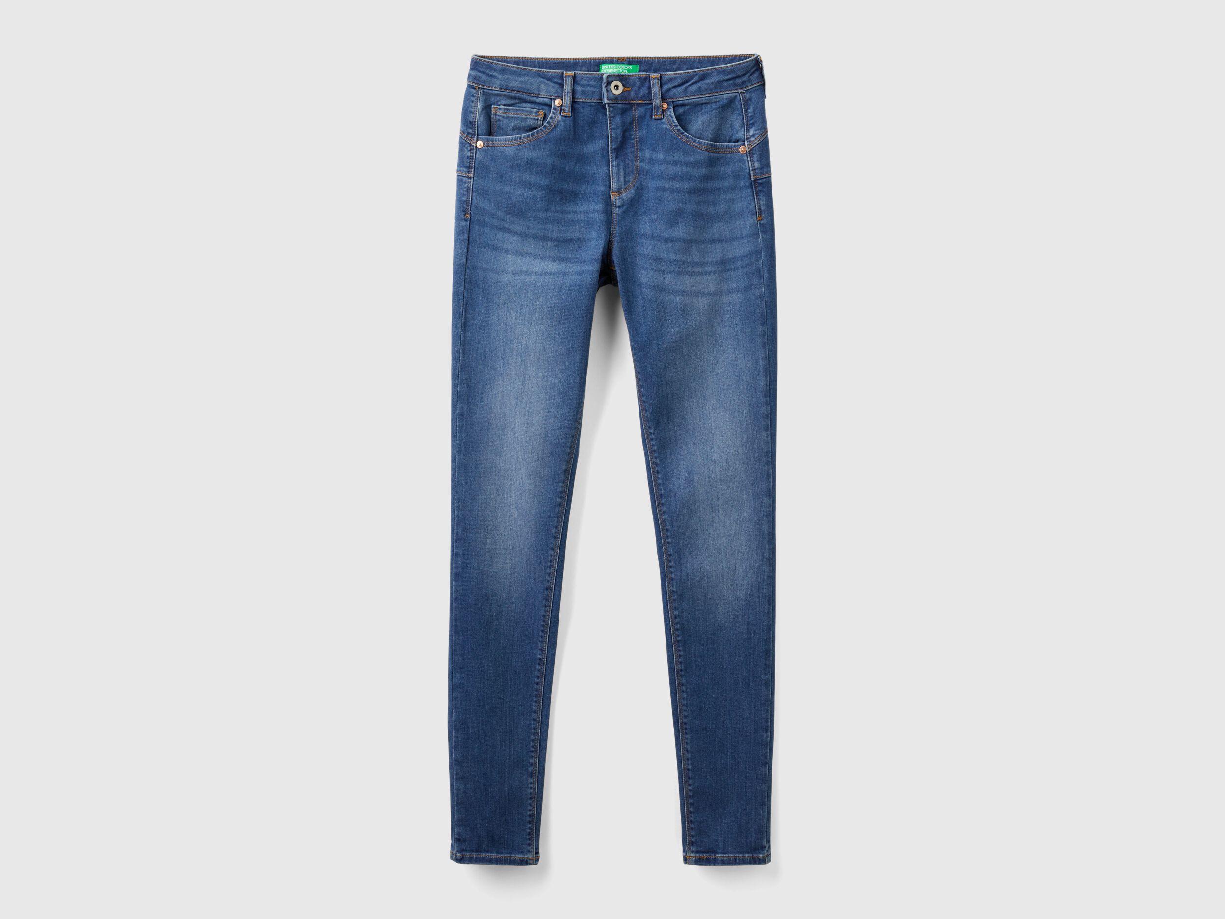 Skinny fit push up jeans Blue Benetton