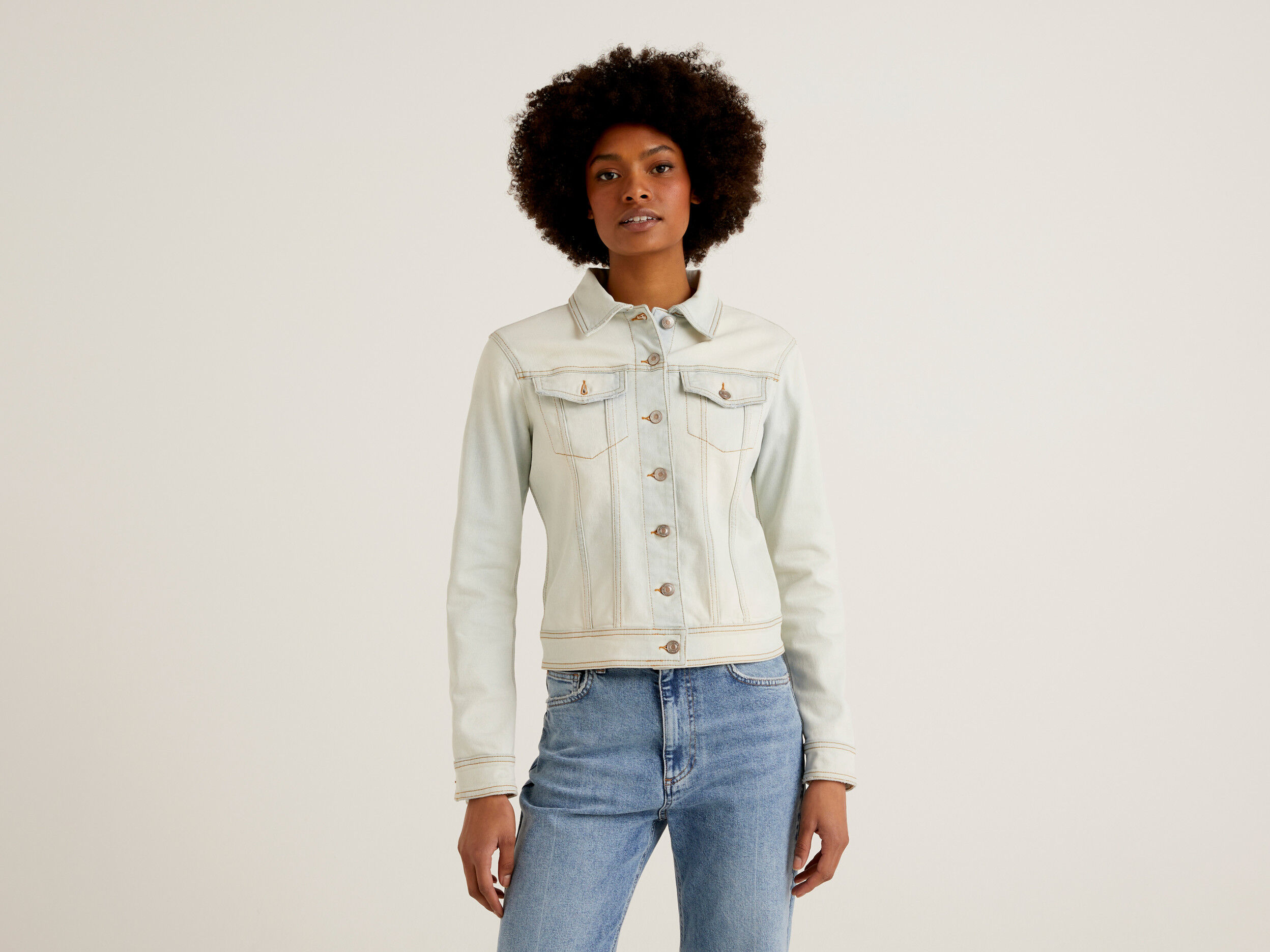Benetton best sale giubbotto jeans