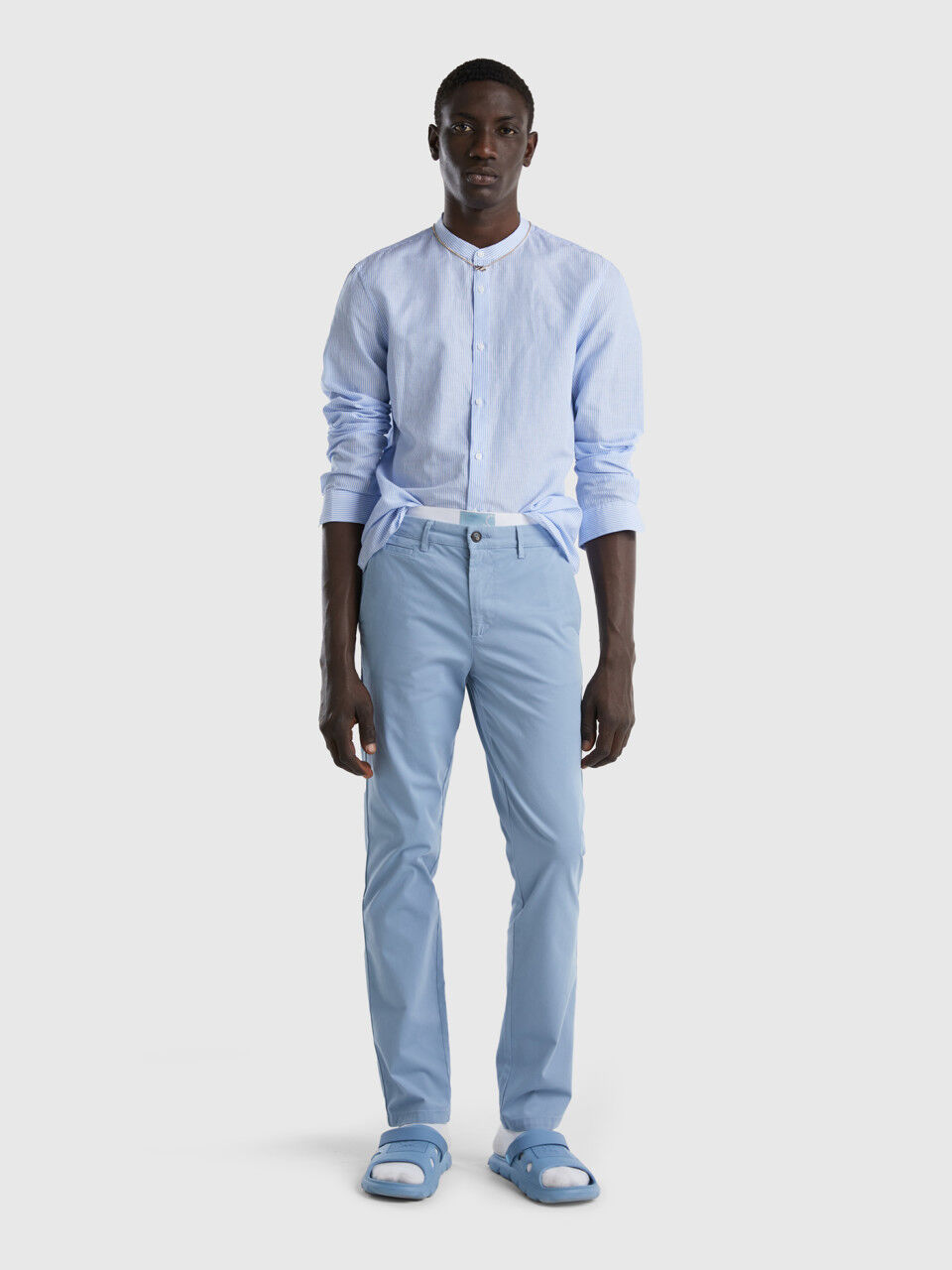 Mandarin dress top shirt