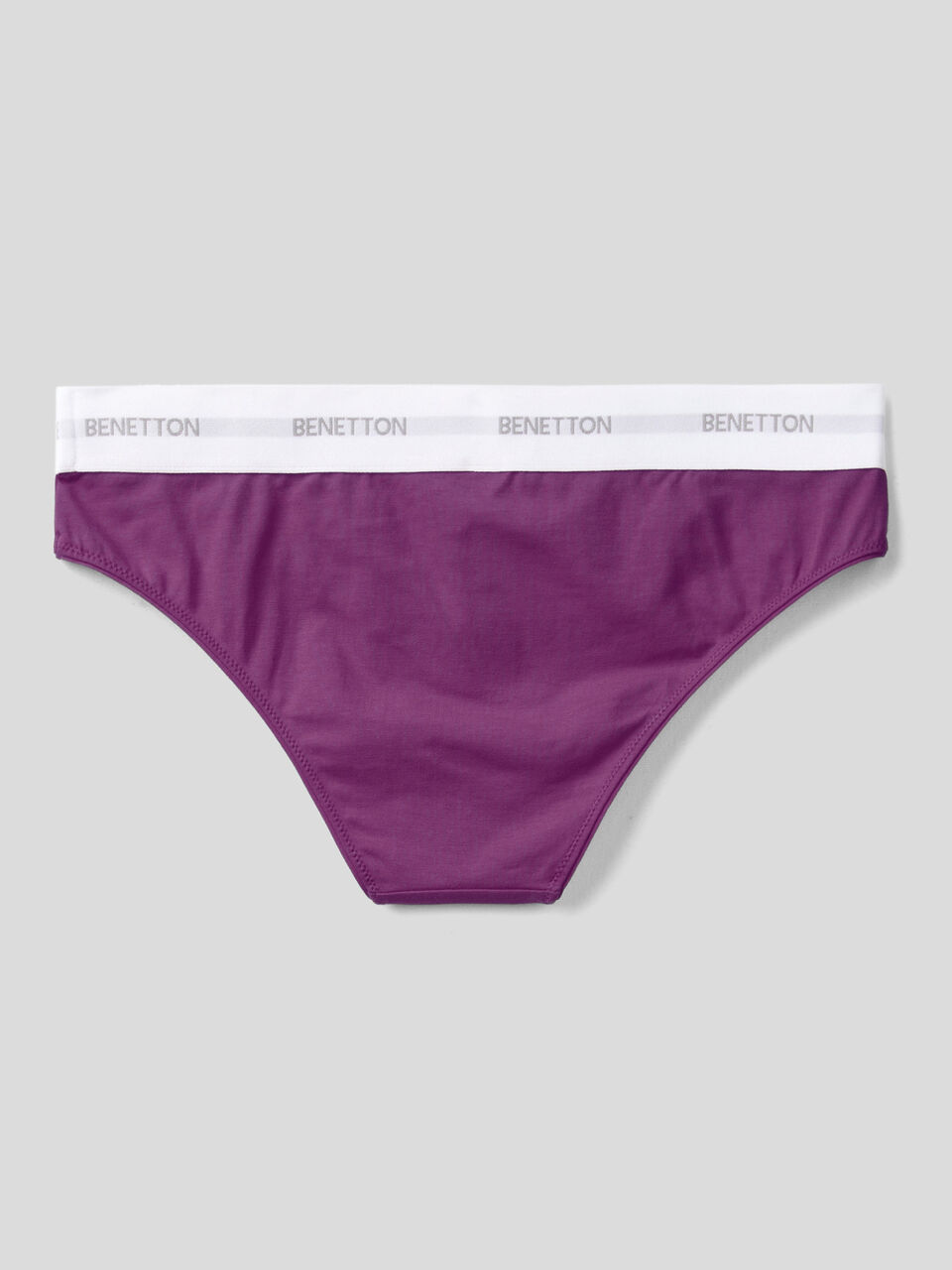 Purple underwear in stretch organic cotton - Violet
