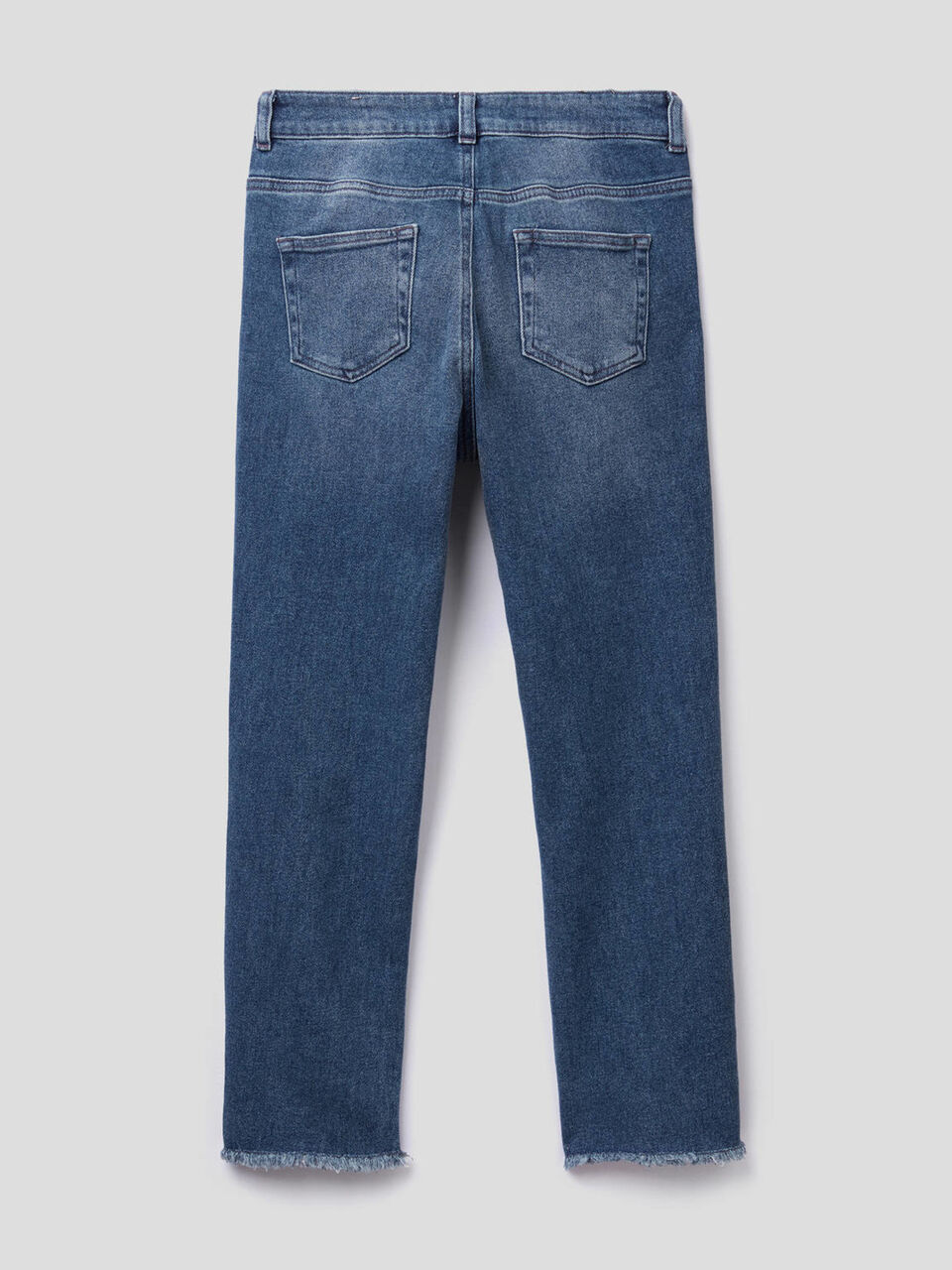 Cropped five pocket jeans image number null