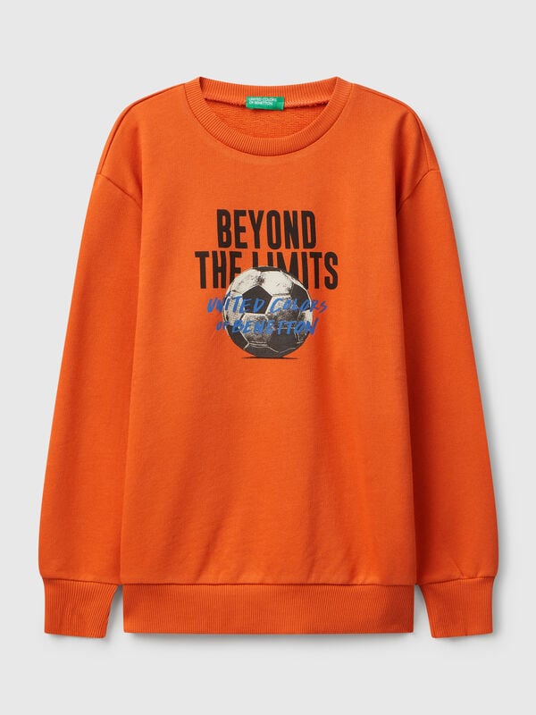 Sweatshirt with slogan print Junior Boy