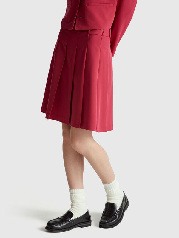 minifalda plisada Mujer
