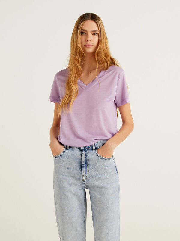 KECKS Women's Shirts Women's Tops Shirts for Women Contrast Mesh Velvet  Tube Top (Color : Violet Purple, Size : Medium) at  Women's Clothing  store