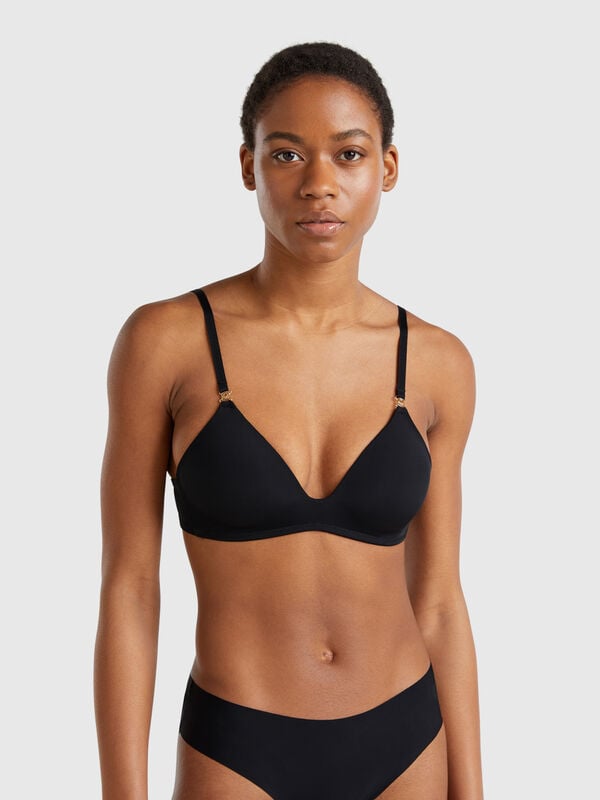 Sujetador triangular con relleno Mujer