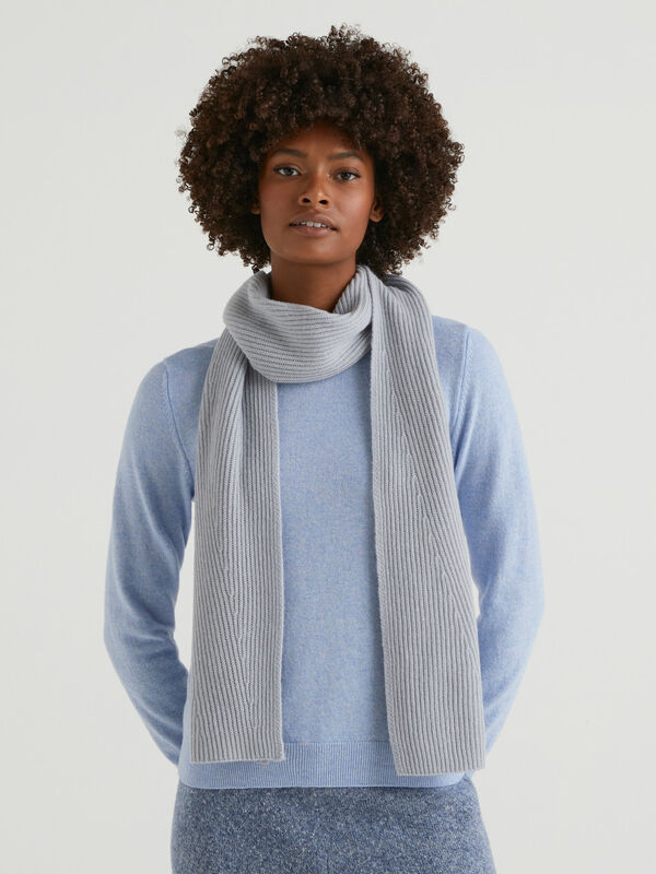 Pure virgin wool scarf Women