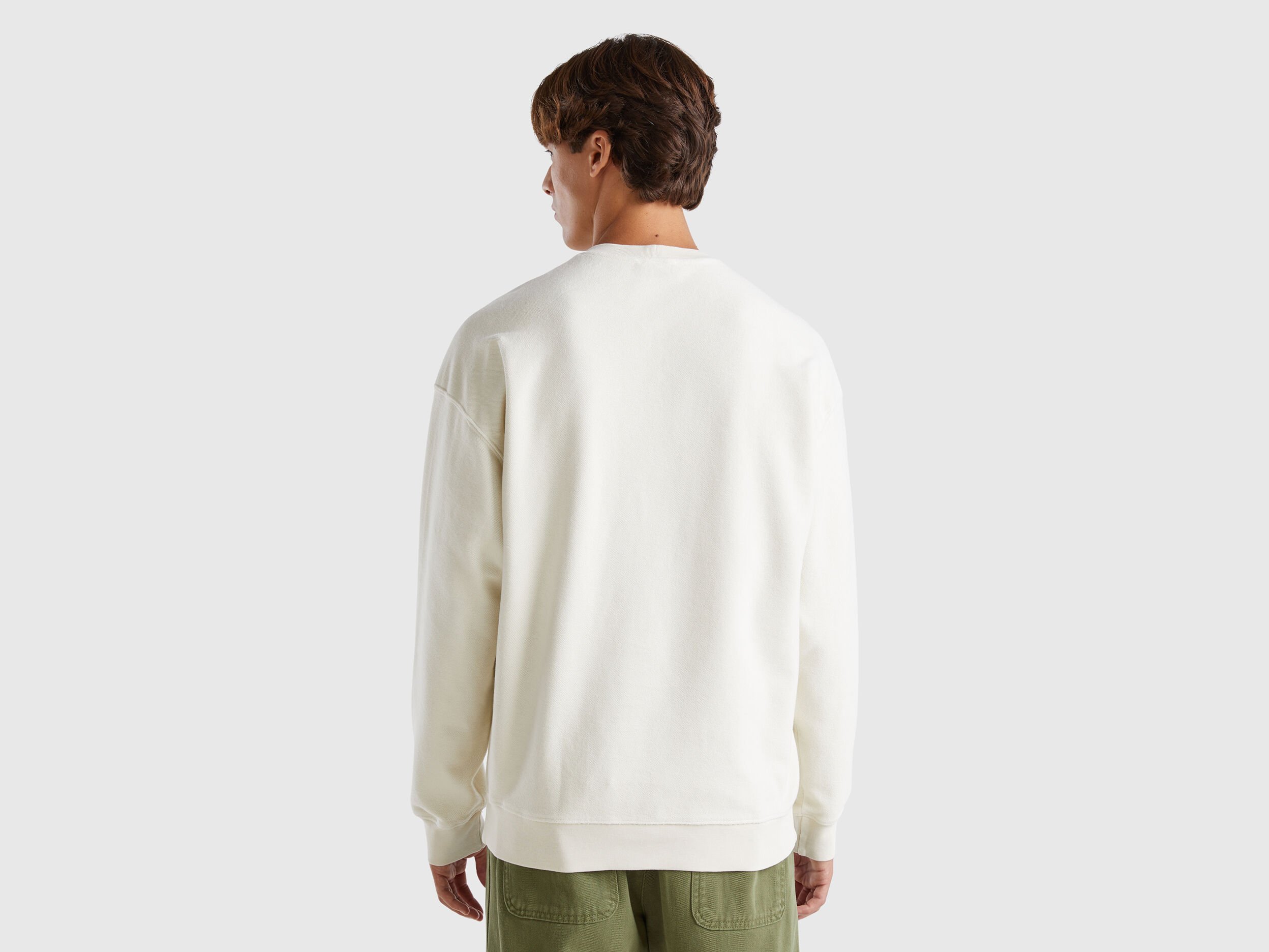Pure cotton sweatshirt on sale