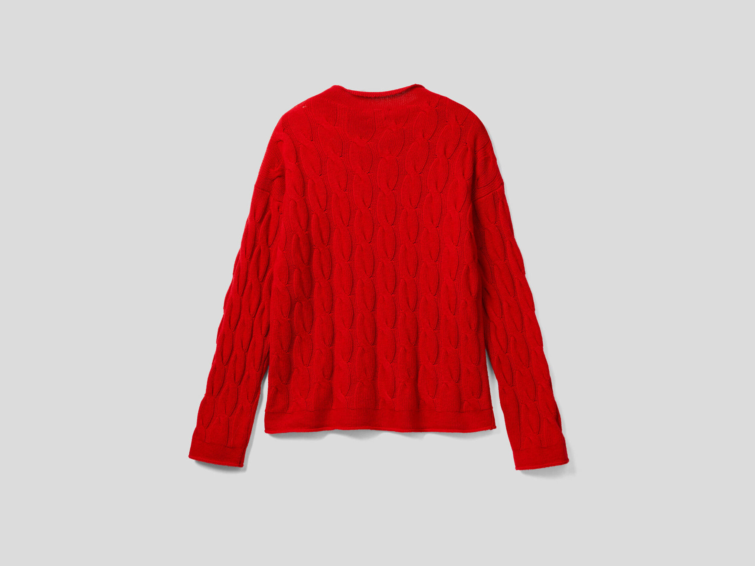 Cable knit sweater