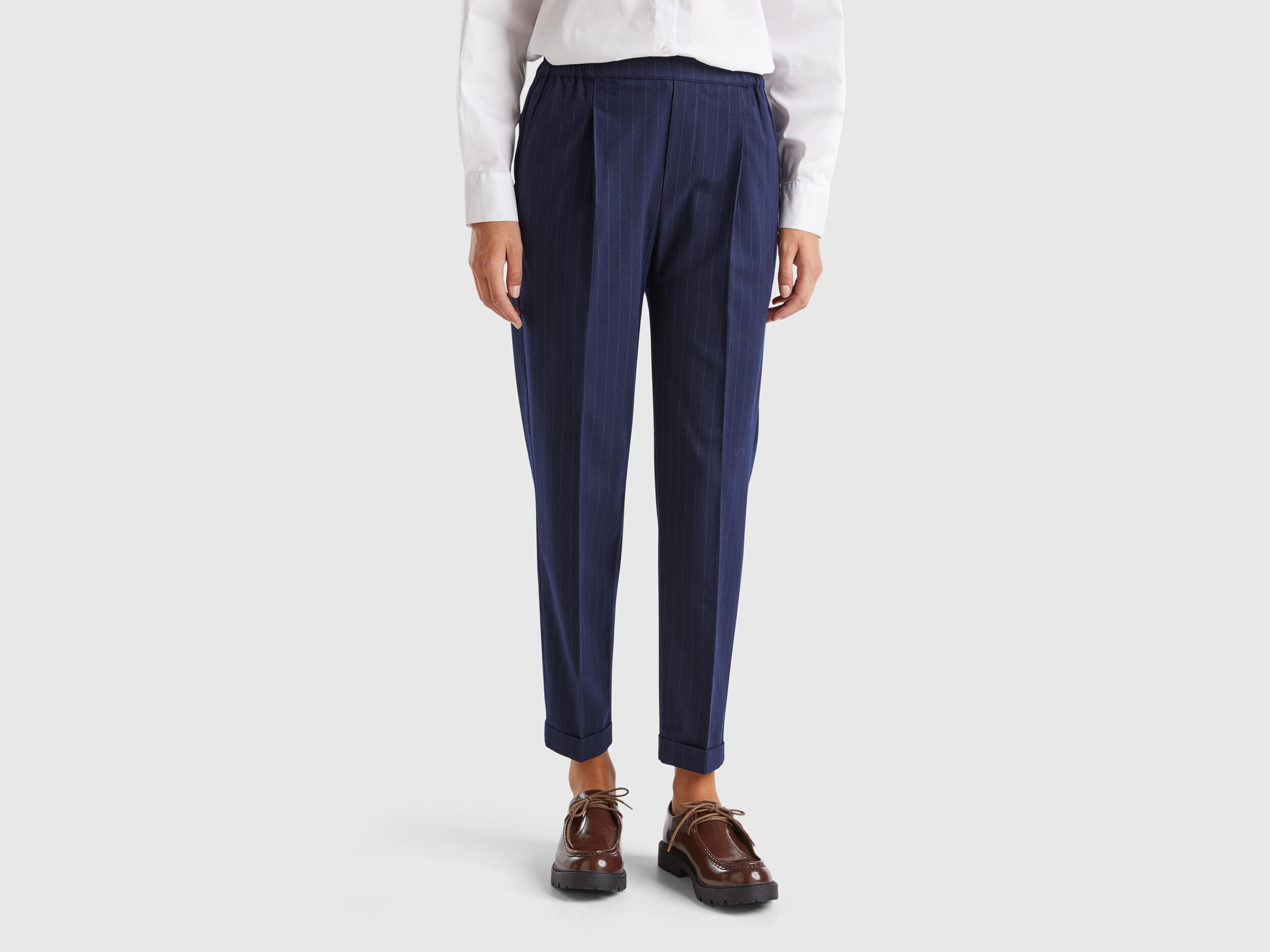 Pantalon benetton femme 2019 best sale