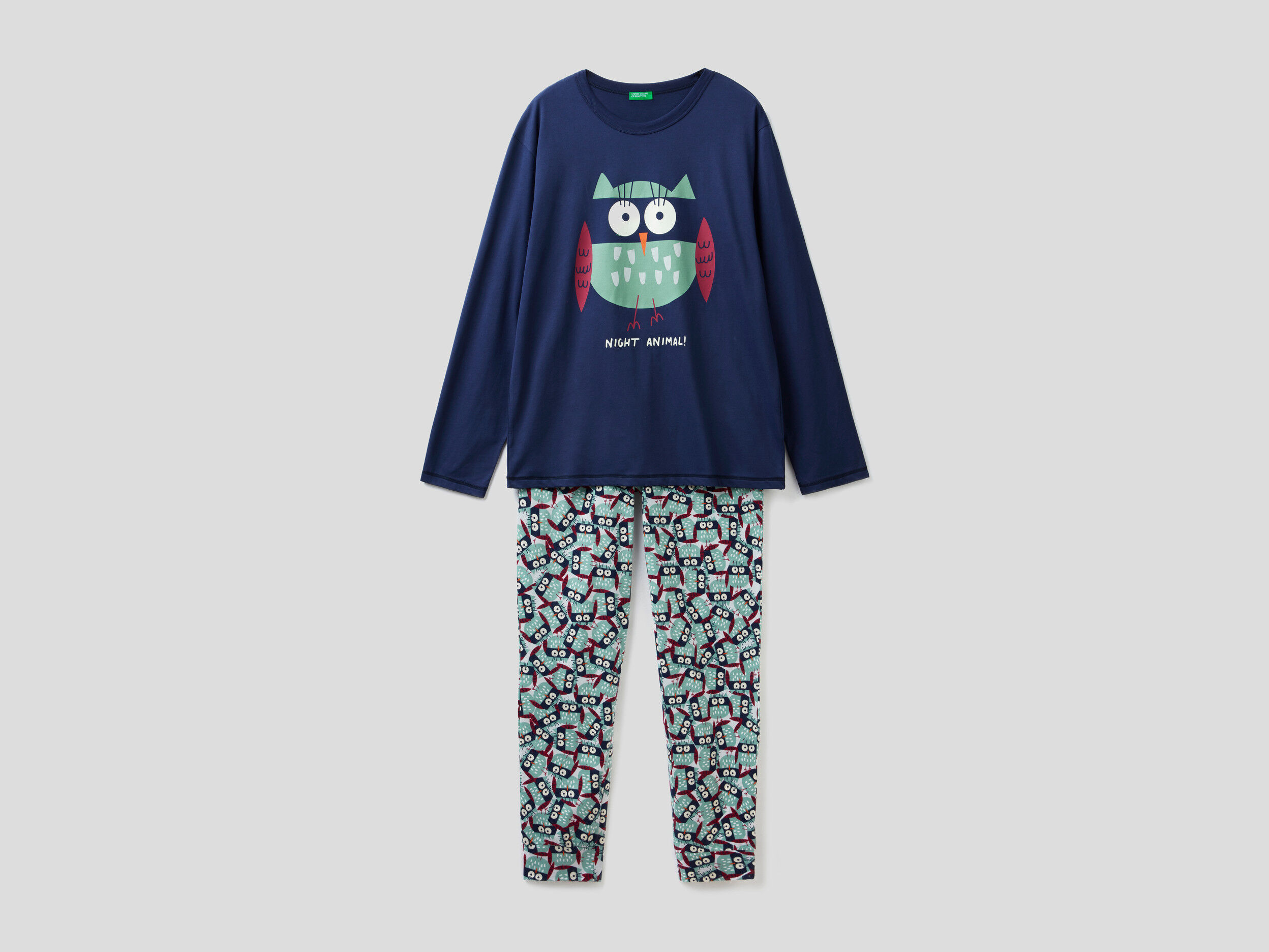 Girls shop owl pyjamas