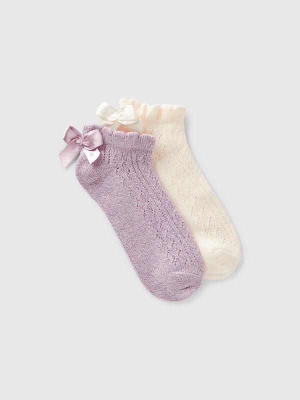 Short socks with bow Junior Girl