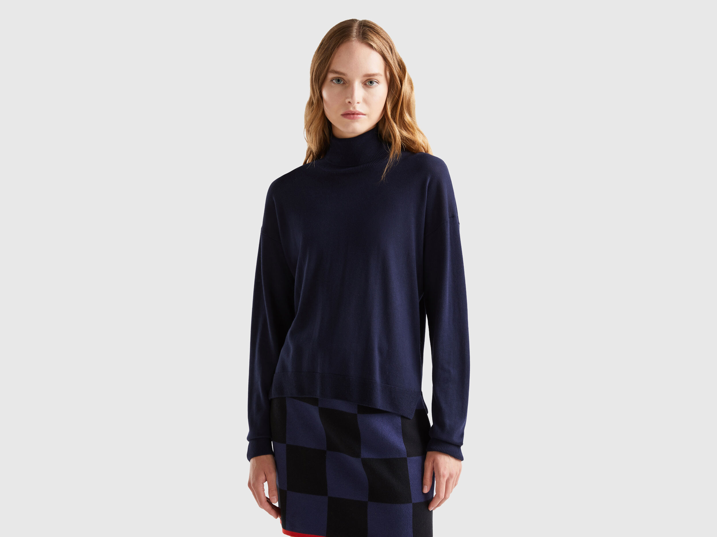 Cotton modal clearance turtleneck