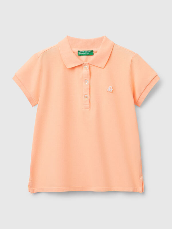 Polo de manga corta de algodón  Niña