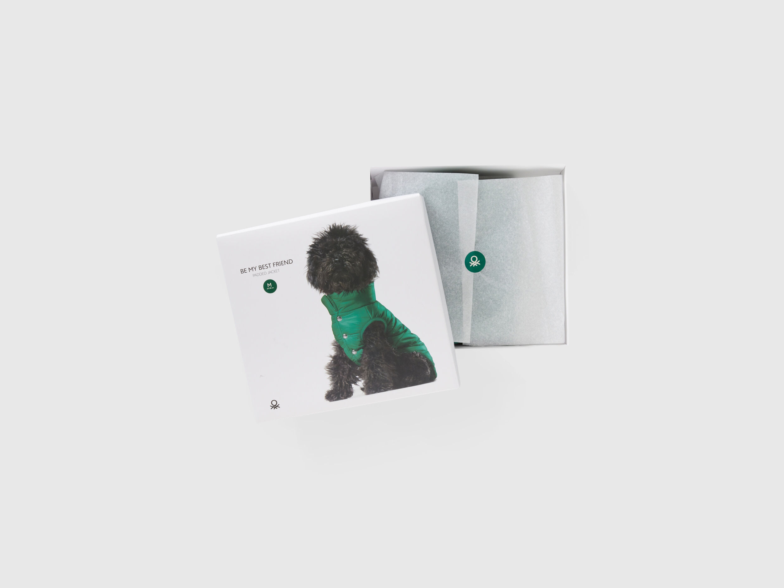 Piumino cane discount benetton