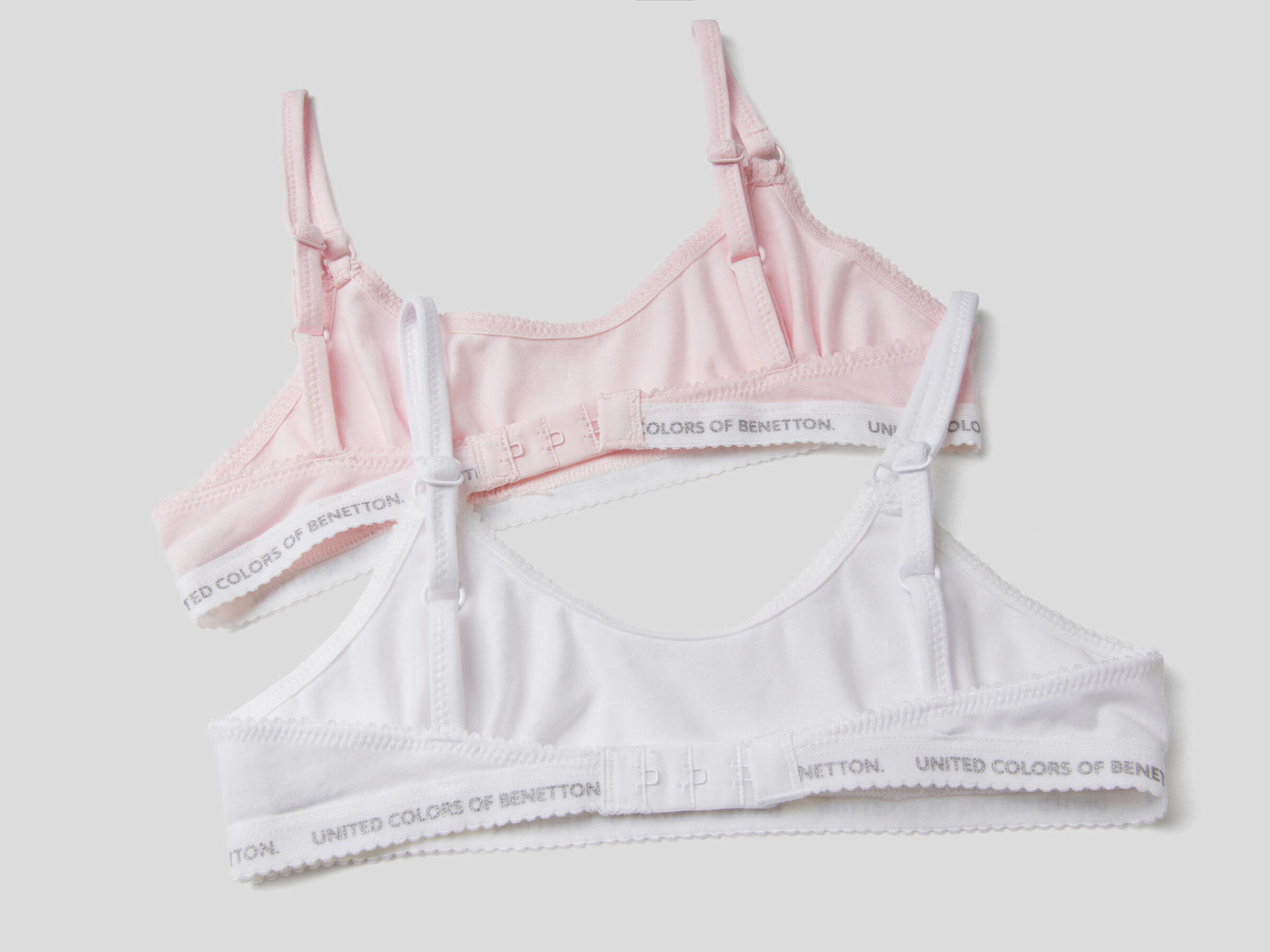 Two bras in stretch cotton image number null