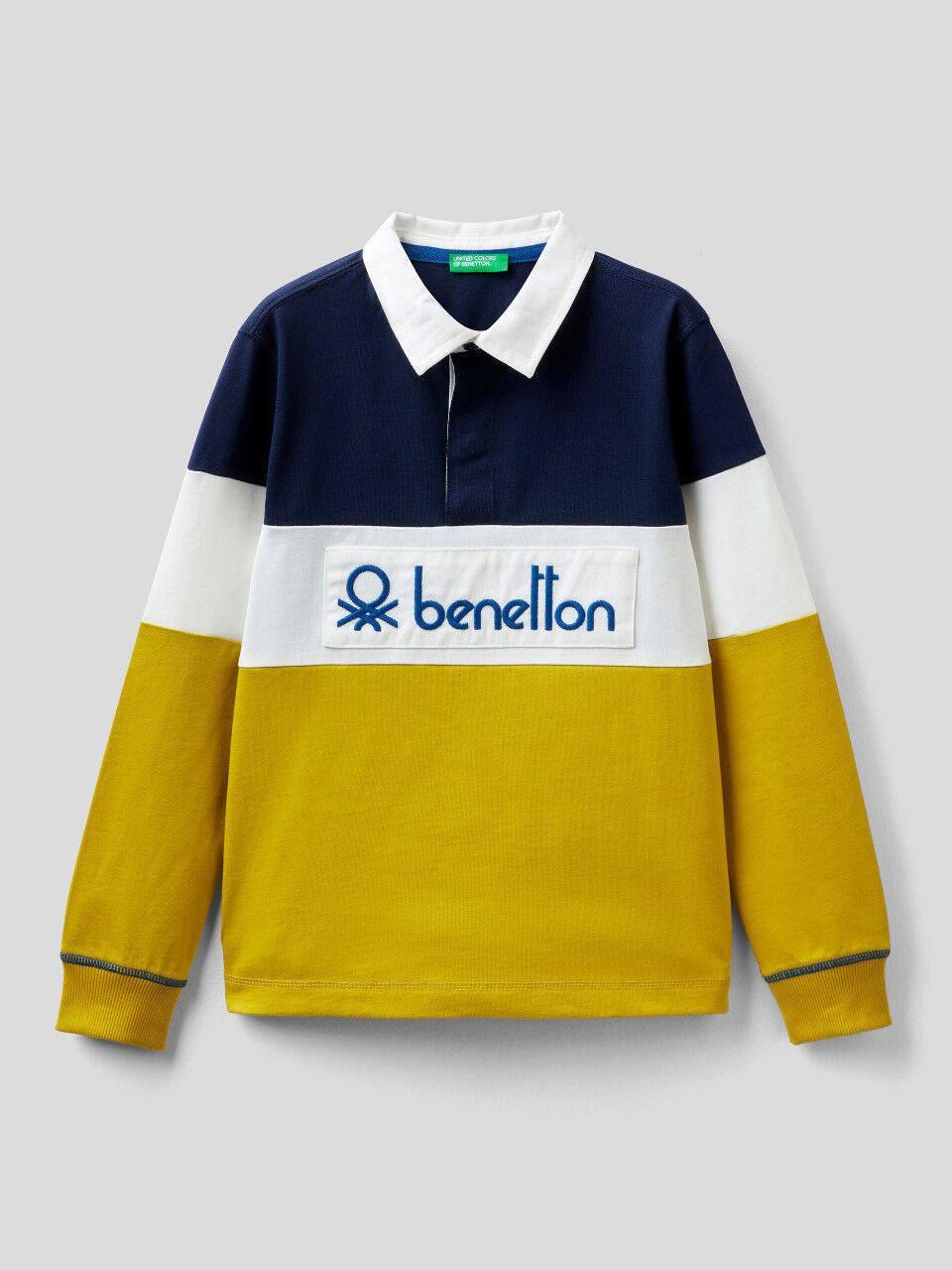 Polos manga larga new arrivals benetton