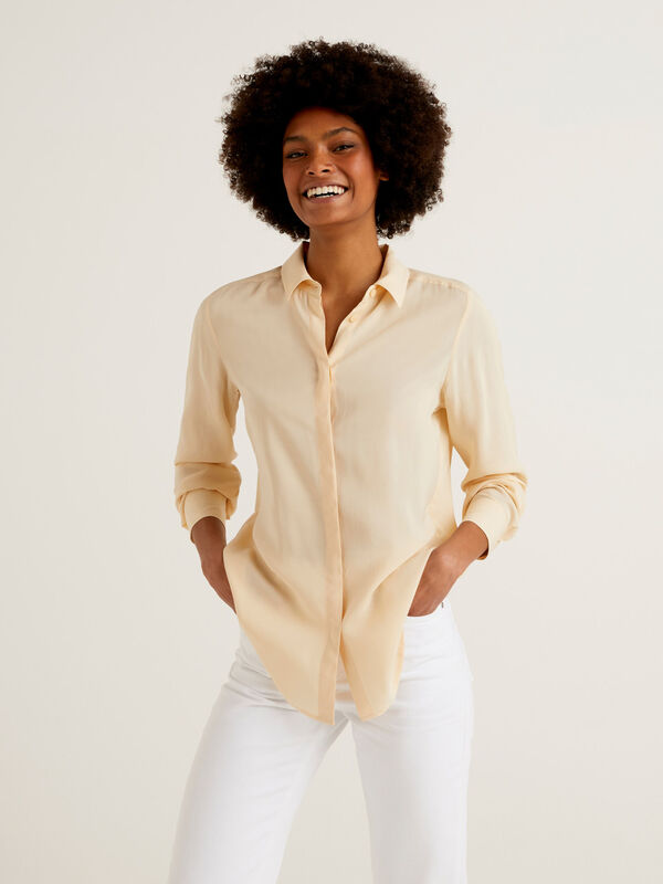 Regular fit shirt in sustainable viscose Women