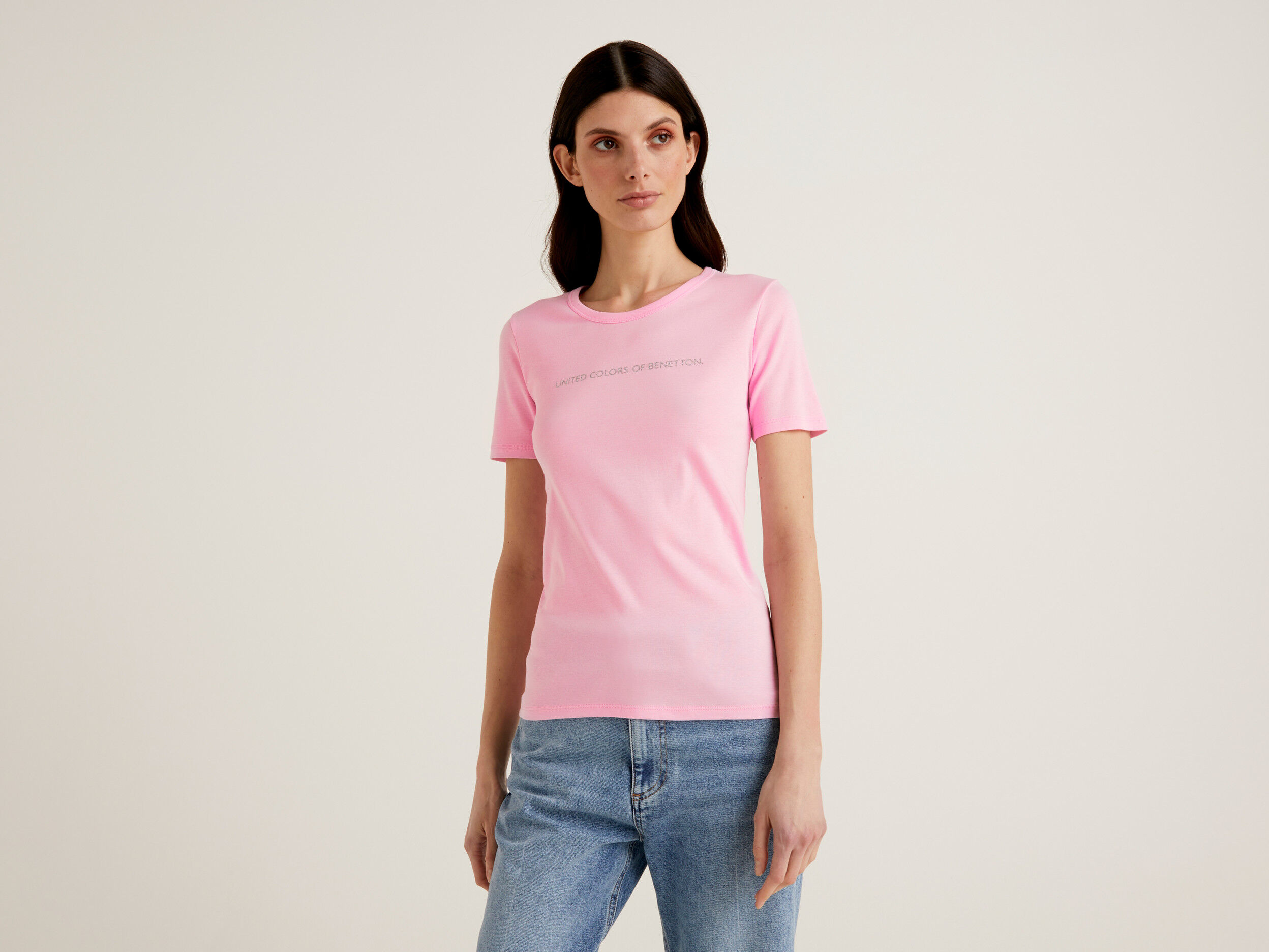Benetton t shirt donna outlet