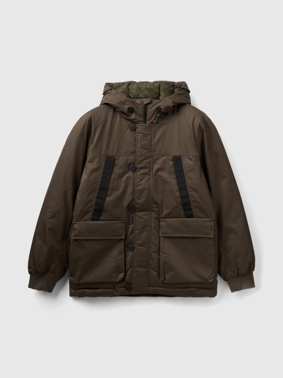 Giubbotto parka hot sale uomo benetton