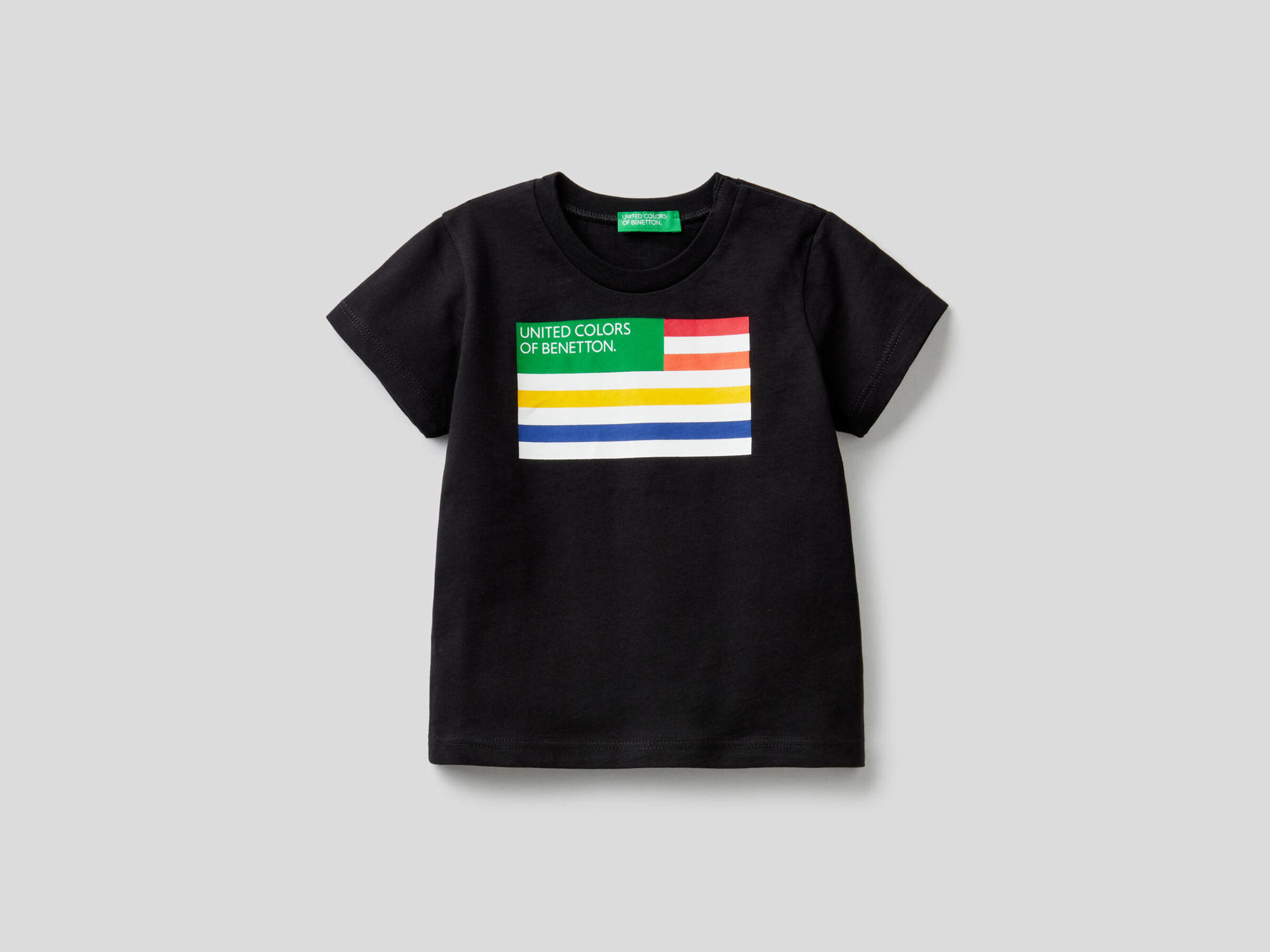 Organic cotton t-shirt with logo print image number null