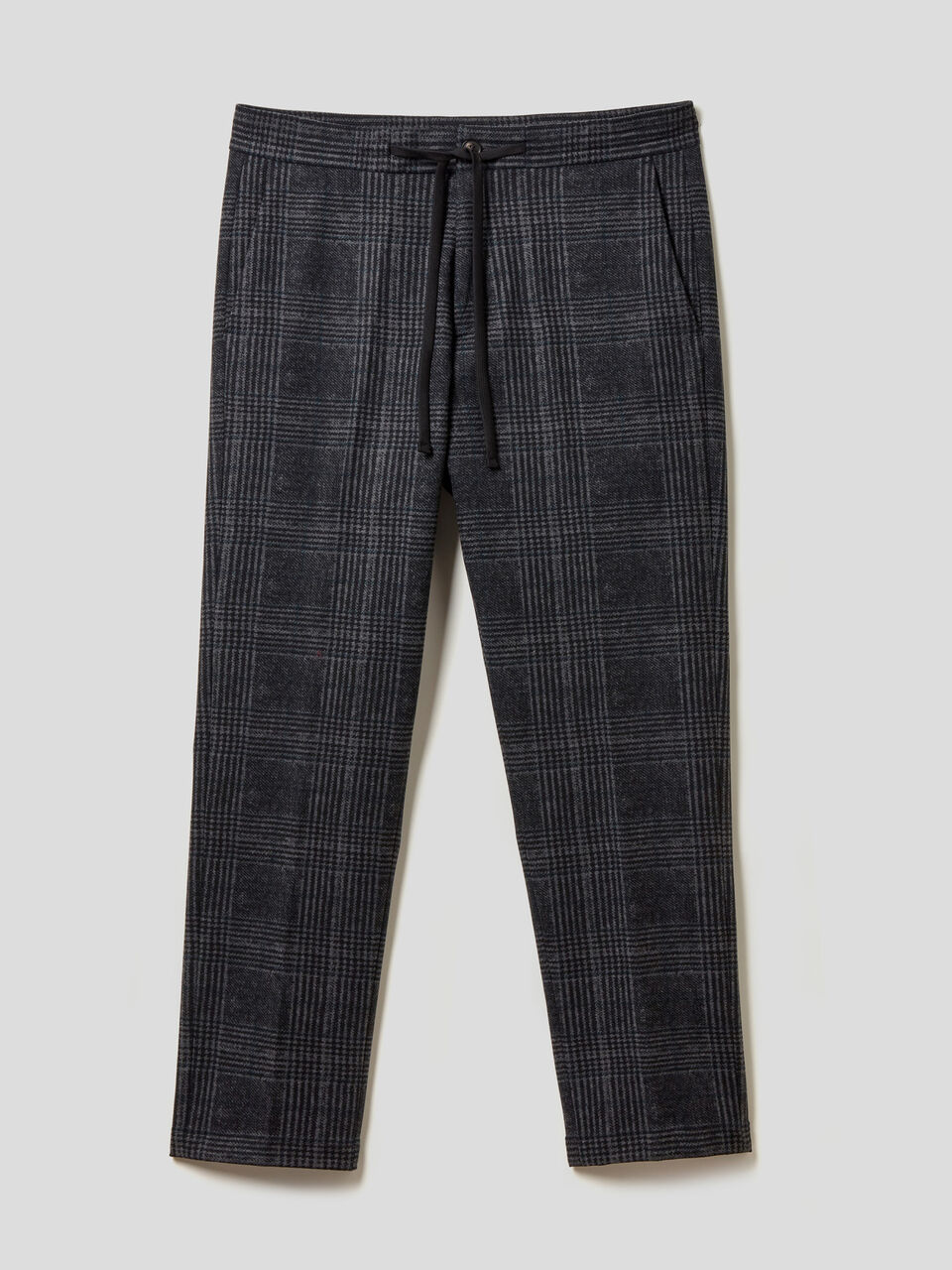 Cropped trousers with drawstring image number 1