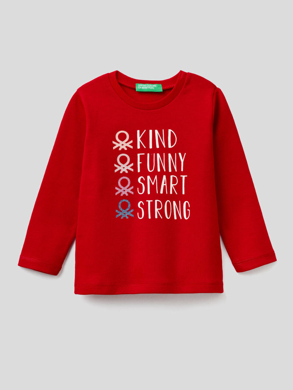 Long sleeve 100% organic cotton t-shirt image number 1