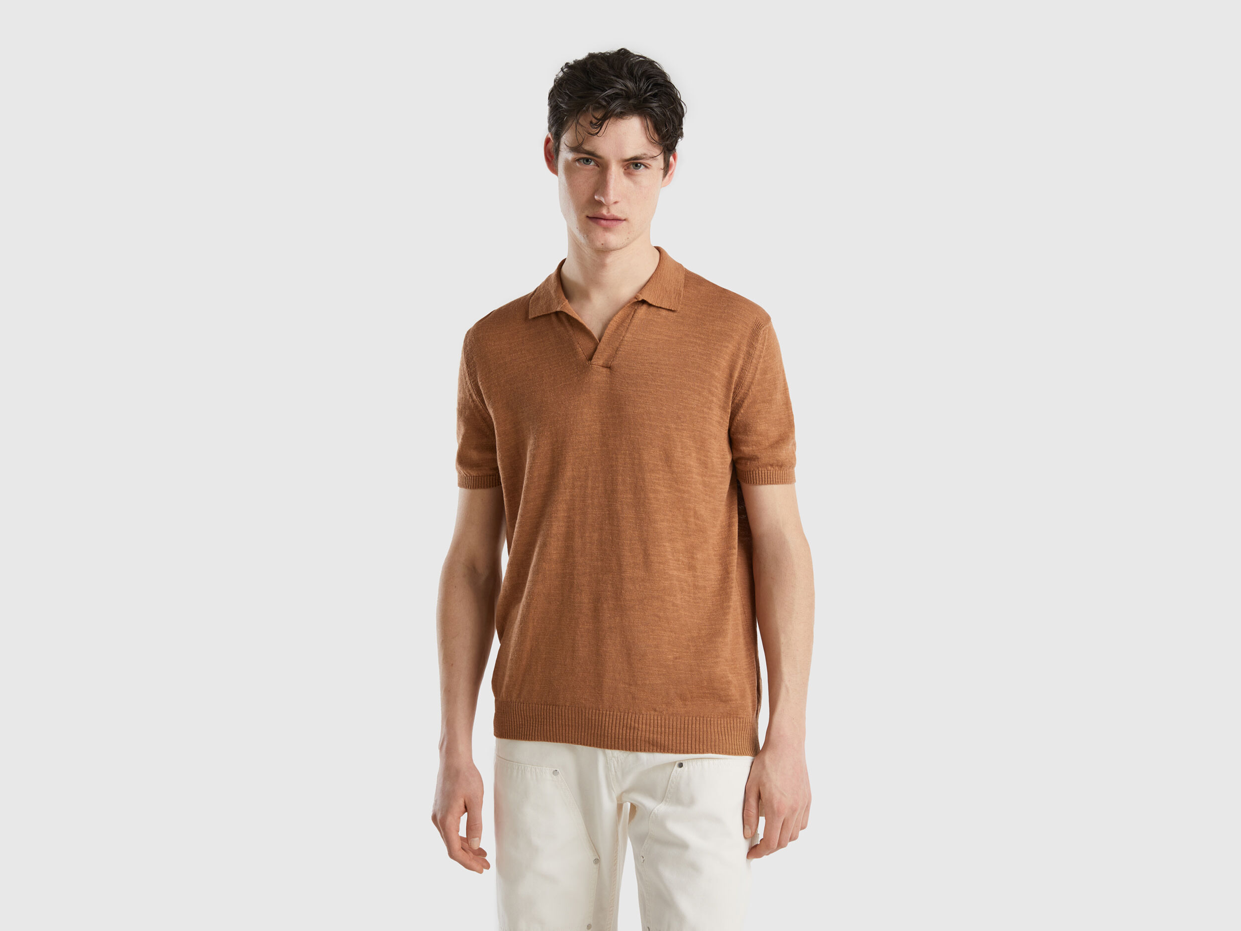 Polos de lino cheap