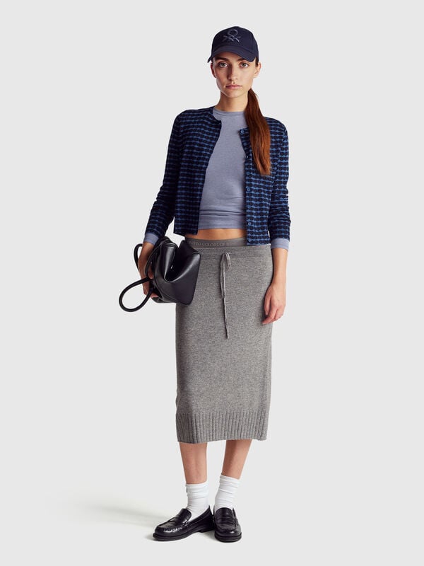 Cardigan with graphic print Women