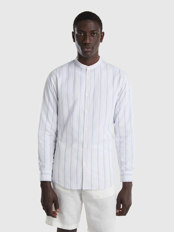 100% cotton striped shirt Men
