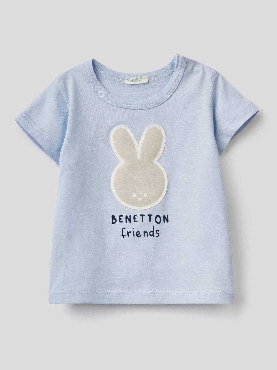 T-shirt with patch and print image number 1