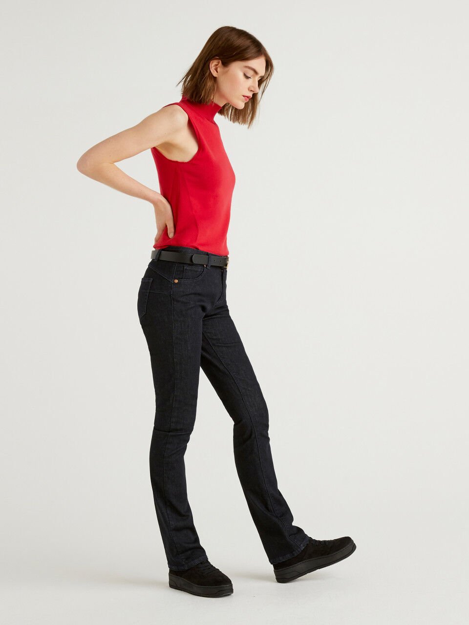 Cut up jeans for women hotsell