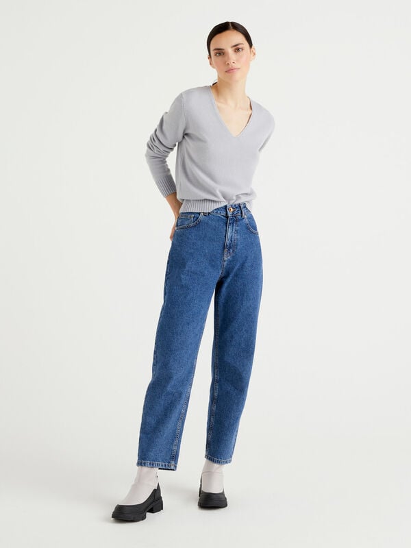 Mom fit high-waisted jeans Women