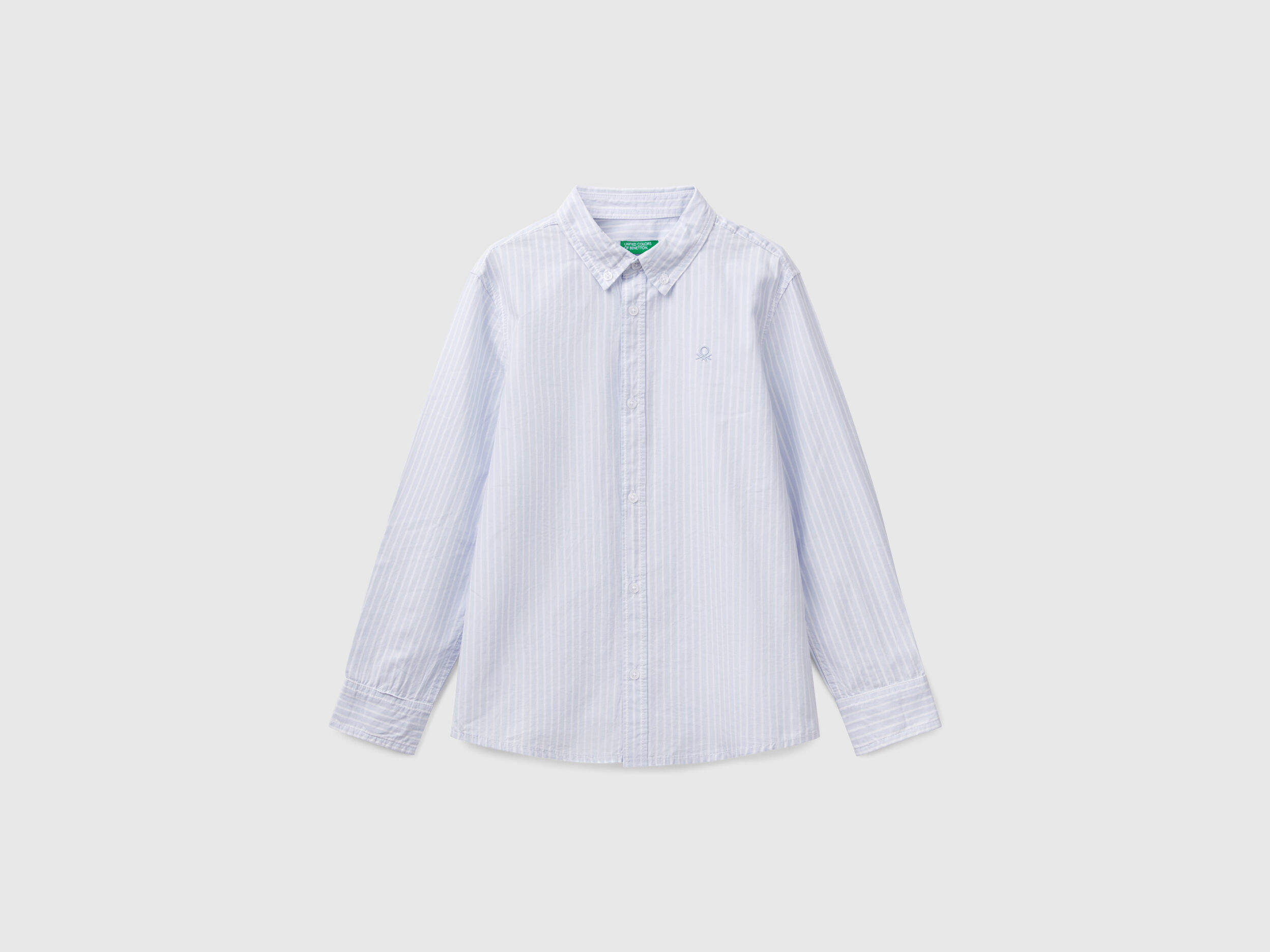 Boys Long Sleeve Schiffli Reindeer Oxford Button Up Shirt