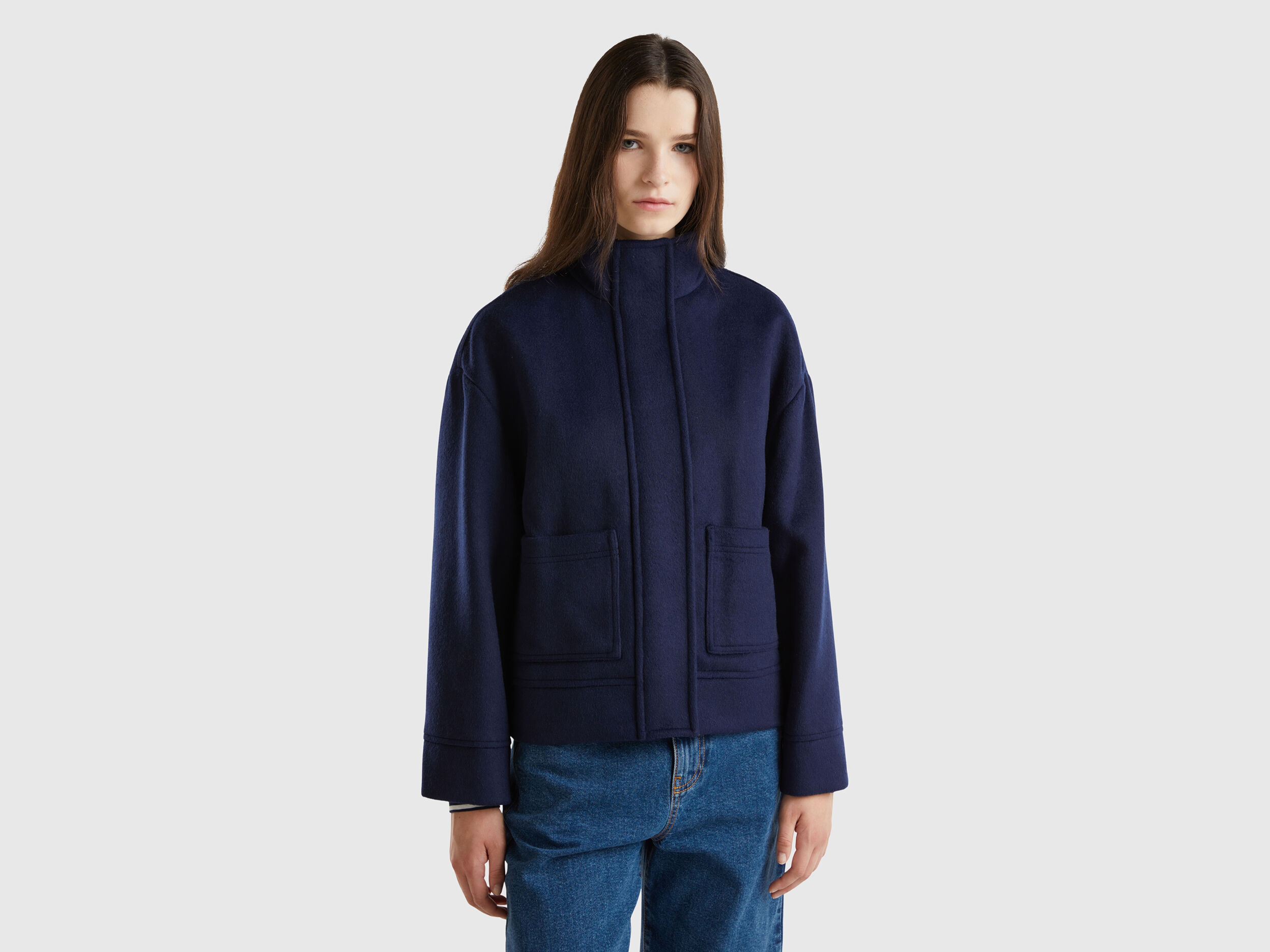 Ucb blue jacket top