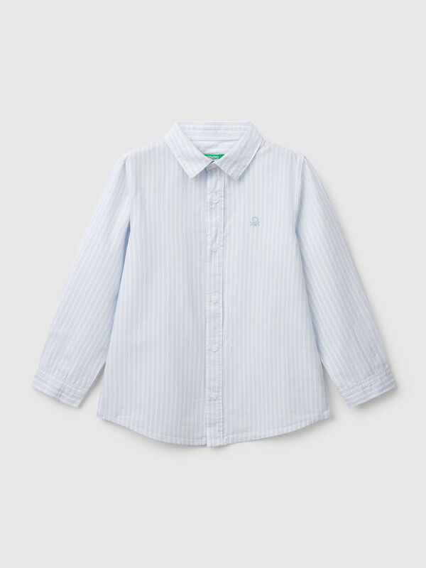 Camisa de rayas de algodón puro Niño
