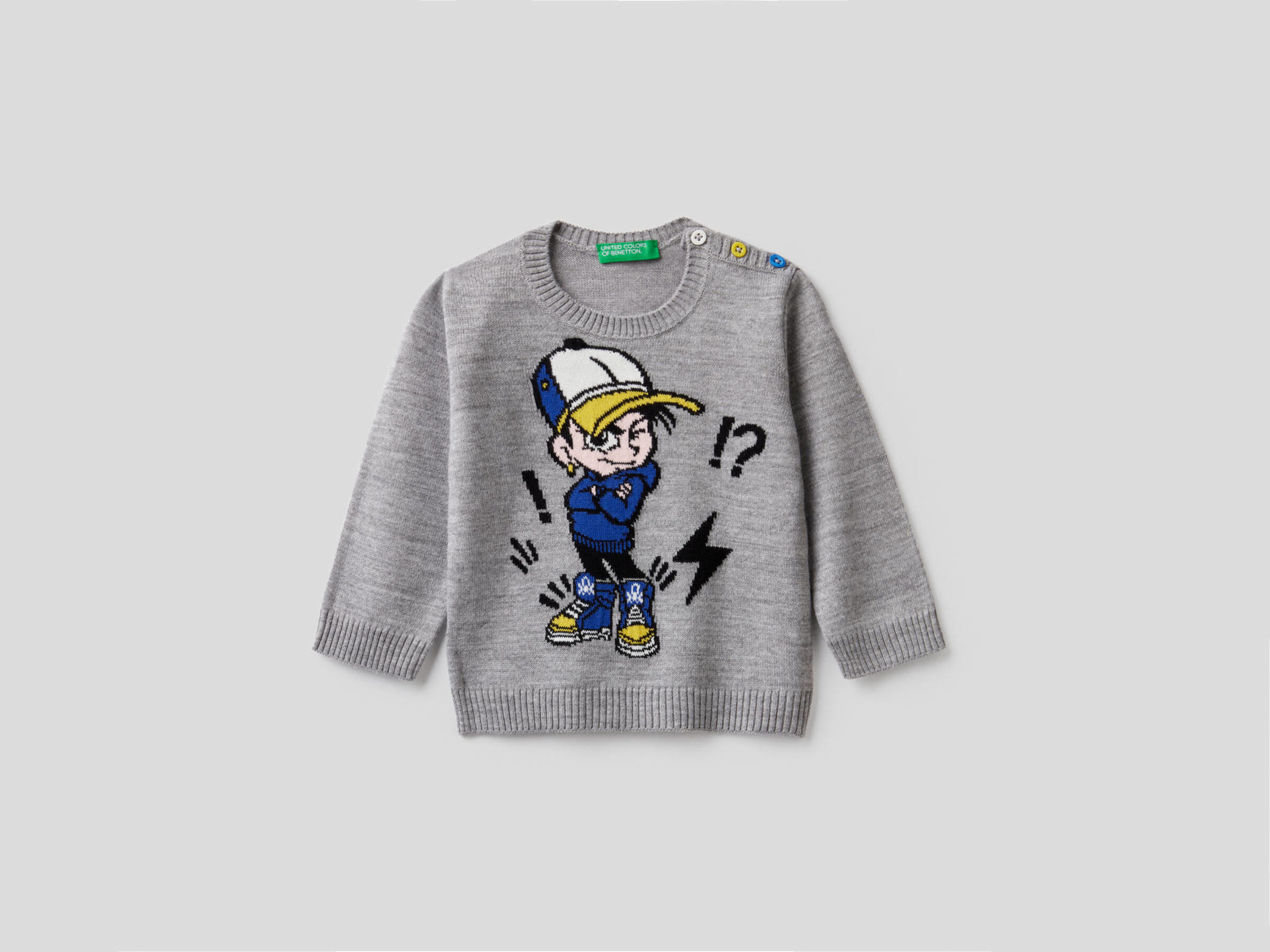 Sweater with inlay image number null