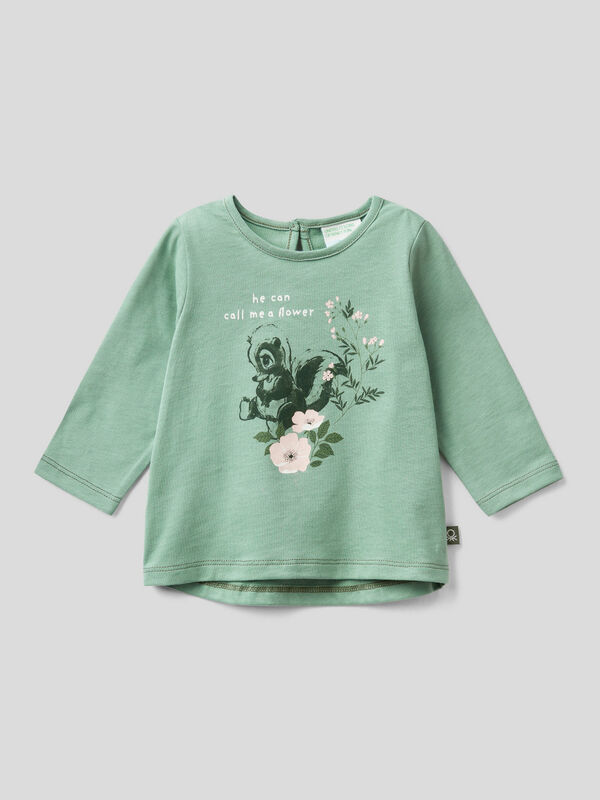 Warm t-shirt with Bambi print New Born (0-18 months)