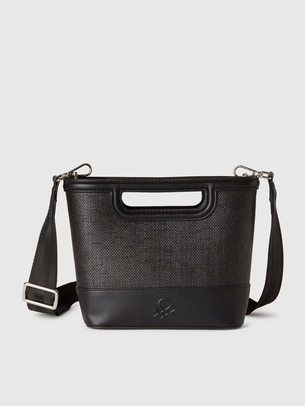 Medium tote bag in raffia Women