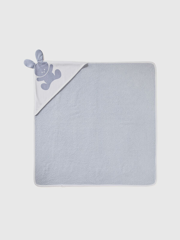 Boxy robe in cotton terry New Born (0-18 months)