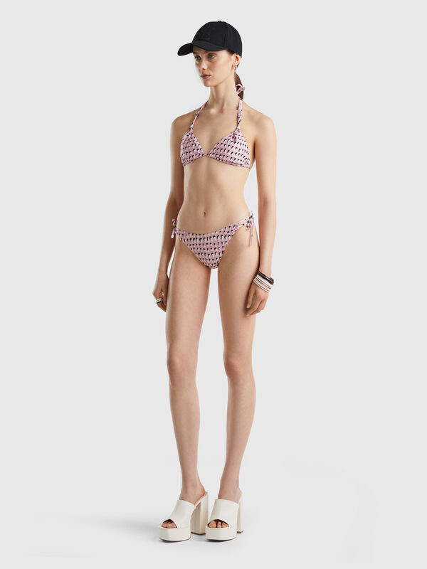 Braguita de bikini estampada Mujer