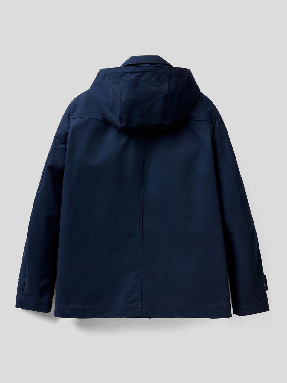 Jacket with hood in 100% cotton image number 2