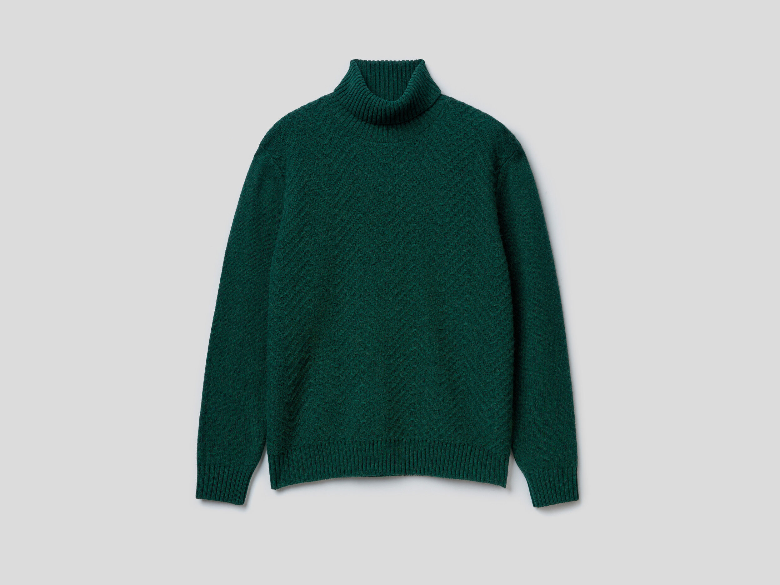 Shetland wool turtleneck best sale sweater